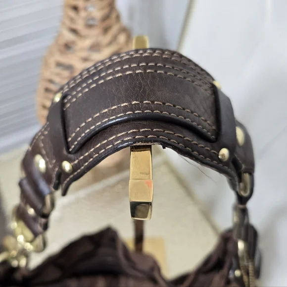 BROWN COACH CARLY CLOTH BAG 🤎 - Picture 8 of 16